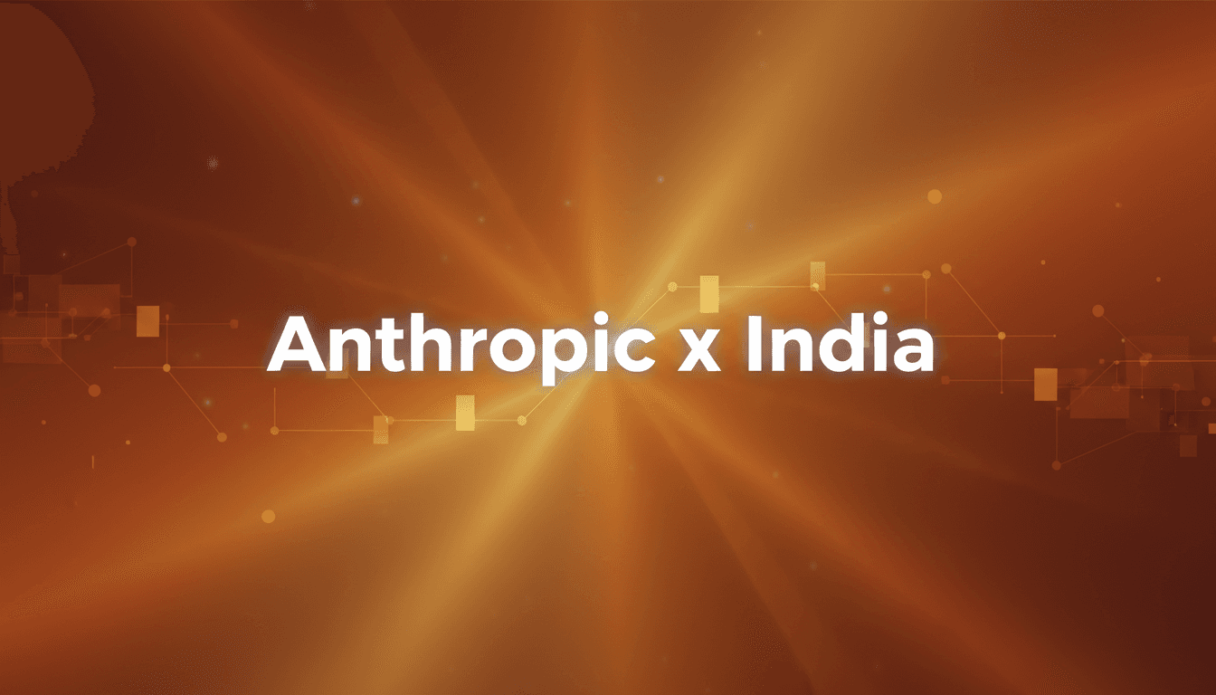 Anthropic Opens Bengaluru Office, Announces Key India Partnerships