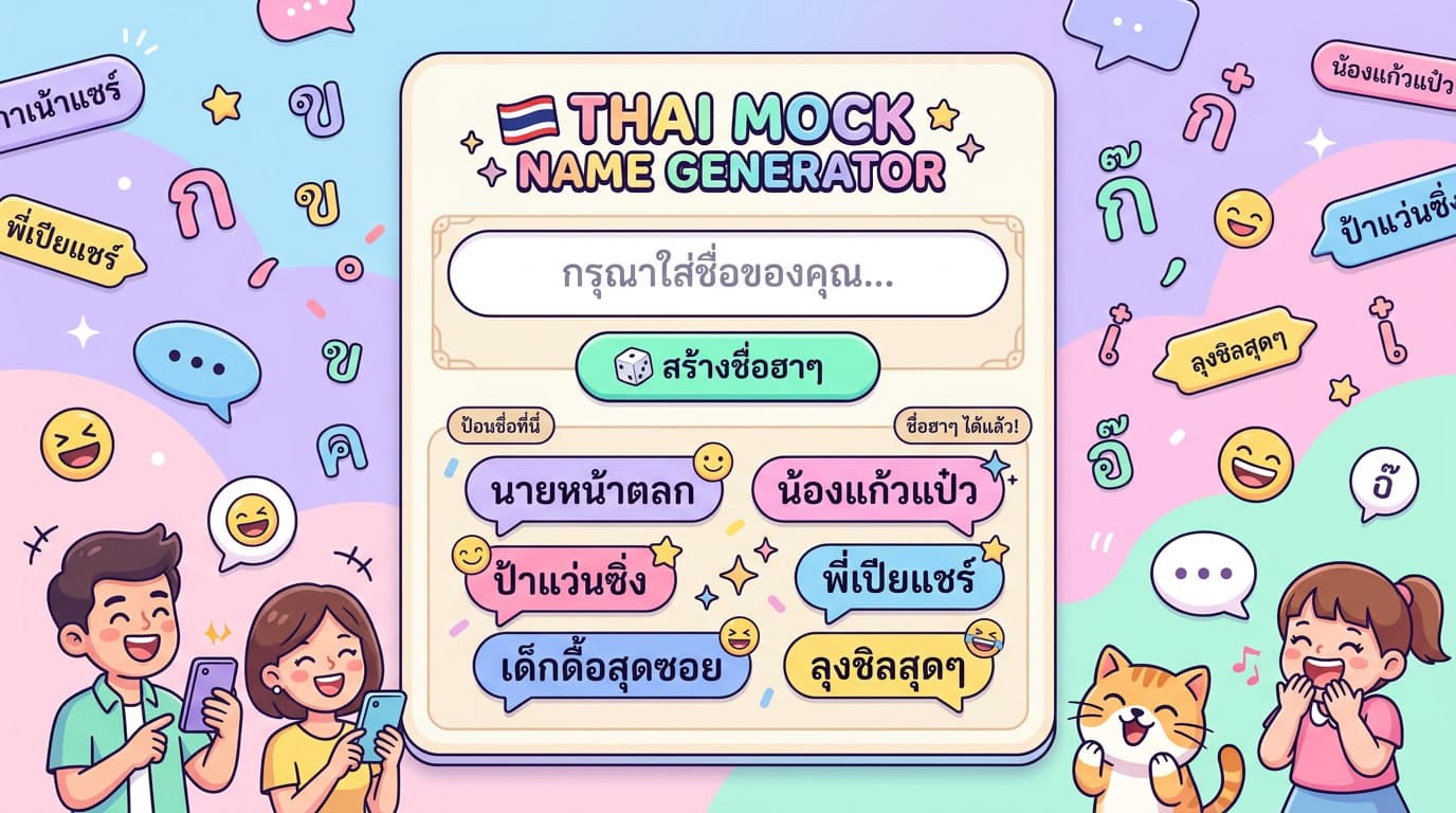 Thai Mock Name Generator